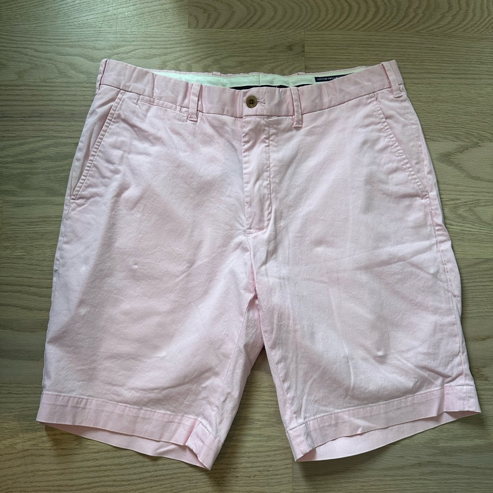 Polo by Ralph Lauren Light Pink Flat Front Shorts